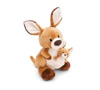 NICI peluche kangourou Kelly 25 cm avec bébé kangourou 10cm - brun - Peluche douce, mignonne peluche à câliner, pour jouer, pour enfants et adultes, une excellente idée de cadeau - 61716