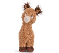NICI- Alpaga en Peluche Debout Al Paka 35cm Green, 48606, Brun Clair
