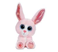 NICI Peluche Lapin Monni-Wonni, 15 cm, Rose, Peluche Douce, Adorable Peluche pour câliner et Jouer, pour Enfants et Adultes, idée Cadeau - 62498
