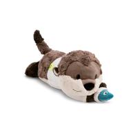 NICI Peluche Loutre Ophelio avec Poisson, 35 cm - 63236 | Doux compagnon à câliner, jouer et collectionner, porte-bonheur, superbe cadeau pour enfants et adultes