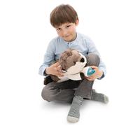 NICI Peluche Loutre Ophelio avec Poisson 35 cm - Doux Compagnon à câliner, Jouer et Collectionner, Porte-Bonheur, Superbe Cadeau pour Enfants et Adultes | 63236
