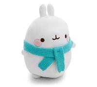 NICI Peluche MOLANG avec écharpe 24 cm dans Un Emballage Cadeau - Blanc