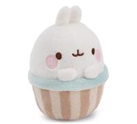 NICI Peluche MOLANG Muffin 8,5 cm - Doux Compagnon à câliner, Jouer et Collectionner, Porte-Bonheur, Superbe Cadeau pour Enfants et Adultes | 63308