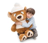 NICI Peluche Ours Capiccino 70 cm - Doux Compagnon à câliner, Jouer et Collectionner, Porte-Bonheur, Superbe Cadeau pour Enfants et Adultes | 63247