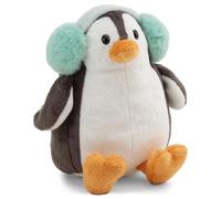 NICI Peluche Pingouin avec Cache-Oreilles, 12 cm - 63217 | Doux compagnon à câliner, jouer et collectionner, porte-bonheur, superbe cadeau pour enfants et adultes