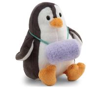 NICI Peluche Pingouin avec Manchon, 12 cm - 63219 | Doux compagnon à câliner, jouer et collectionner, porte-bonheur, superbe cadeau pour enfants et adultes