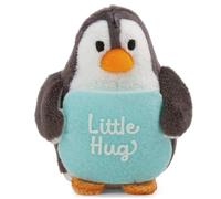 NICI Peluche Pingouin avec Message Little Hug 7 cm - Doux Compagnon à câliner, Jouer et Collectionner, Porte-Bonheur, Superbe Cadeau pour Enfants et Adultes | 63393