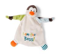 Nici Peluche Pingouin "je Suis Le Patron" Doudou