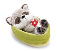 NICI Peluche Raton Laveur Dormant, 12 cm - 63123