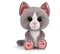 NICI Peluche GLUBSCHIS Felinja Chat gris 25 cm Vert