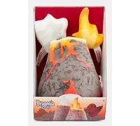 NICI Peluche Volcan avec Nuage et feu « Dragonia », 46719, Gris/Orange, 12 cm