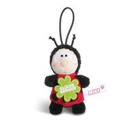 NICI Pendentif Coccinelle Porte Bonheur 8 cm avec Boucle, Rouge/Noir 44860