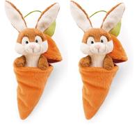 NICI Pendentif Lapin dans Une Carotte 15 cm avec Boucle (Lot de 2)
