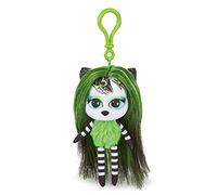NICI Pixidoos Bami 14 cm avec Mousqueton Bonheur poupées Dos - Pendentif Tendance, clés Peluche - Porte-clefs Fille Sac à Main - Doudous, 47502, Vert/Noir