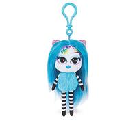 NICI Pixidoos Nali 14 cm avec Mousqueton Bonheur poupées Dos - Pendentif Tendance, clés Peluche - Porte-clefs Fille Sac à Main - Doudous, 47504, Bleu/Noir