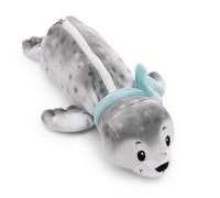 NICI Pochette Phoque Bente 25x8x9cm Gris - Trousse à Crayons Moelleuse pour Filles et Femmes, Trousse d'école, de Bureau ou de Maquillage, Petite Trousse en Peluche Douce étui Scolaire