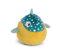 Nici Peluche poisson-globe Volker 20 cm jaune/bleu Poisson en peluche