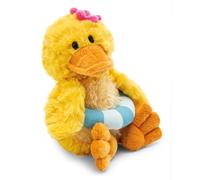 NICI Peluche Doudou Canard 18 cm – Jaune avec Bouée, Doux, Idée Cadeau (62892)