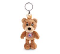 NICI Porte-clé FC Bayern Ours Berni 10 cm Brun – issu d'une production durable