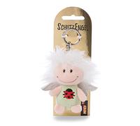 NICI Porte-clés ange gardien avec coccinelle et ailes pailletées 7 cm - Porte-bonheur ange I ange porte-clés pour lanière, porte-clés et porte-clés - 46122