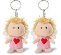 NICI Porte-clés Ange gardien : I'm always with you (Rose) (Lot de 2)