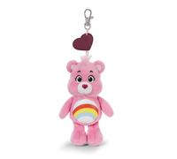 NICI Porte-clés Bisounours Hourra l'ourson, 15 cm, Rose, Accessoire en Peluche Mignon, Adorable Porte-clés pour Sac, Sac À Dos Et Voiture - 62801