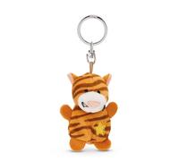 NICI Porte-clés Chat marron gestreift avec étoile 5cm