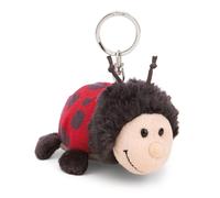 Porte-clés coccinelle Dotti-Lotti 9cm - rouge - Compagnon en peluche pour sac à dos ou sac, porte-clé câlin avec anneau métallique pour porte-clés | 61622