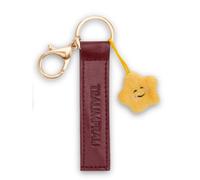 NICI Porte-clés femme de rêve en cuir synthétique rouge 10 cm avec étoile