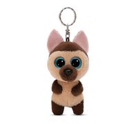 NICI Porte-clés GLUBSCHIS Berger Allemand Detleff 9 cm Marron