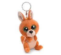 63042 Porte-clés Lubschis Kangourou Kanni-Manni 9 cm, Marron, Compagnon en Peluche pour Sac à Dos ou Sac, Porte-clés pour Petits et Grands