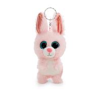 NICI Porte-clés peluche Glubschis 63021 Lapin Monni-Wonni 9 cm Rose