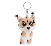 63043 Porte-clés Lubschis Lenzo 9 cm, Marron, Compagnon en Peluche pour Sac à Dos ou Sac, Porte-clés pour Petits et Grands