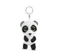 NICI Porte-clés GLUBSCHIS Panda Peppino 9cm Blanc - Pendentif Animal avec Anneau métallique pour accrocher aux clés, à la Corde, au Sac et Plus Encore