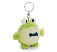 62942 Porte-clés grenouille, 7 cm, Vert, Compagnon en peluche pour sac à dos ou sac, porte-clés pour petits et grands