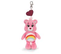 NICI Porte-clés Bisounours Hourra l'ourson 15 cm Rose en peluche – 62801