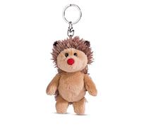 NICI Porte-clés hérisson Hetch Hogan 10cm Marron - Pendentif Animal câlin Durable avec Porte-clés pour lanière, Anneau de clés et Porte-clés