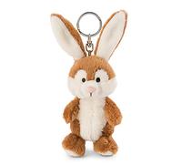 NICI- Schlüsselanhänger Hase Poline Bunny 10cm Porte-clés Lapin, Uni, 47330, Marron, 10 cm