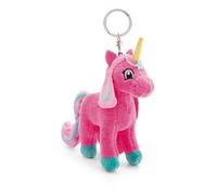 Porte-clés Lissy PONEY Licorne Antonia 10cm rose - Pendentif animal avec anneau métallique pour accrocher aux clés, à la corde, au sac et plus encore