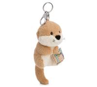 NICI Porte-clés Loutre Ophelio 12 cm avec Mousqueton - Joli Pendentif de Sac en Peluche Toute Douce - Cadeau et Porte-Bonheur pour Enfants et Adultes | 63212