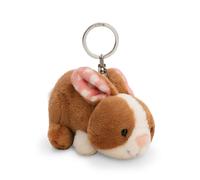Porte-clés Lapin Hopsala 10cm - marron - Compagnon en peluche pour sac à dos ou sac, porte-clé câlin avec anneau métallique pour porte-clés | 61620