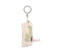 NICI Porte-clés - Mini coussin en peluche - 8 cm - Avec clochette - Compagnon de fidélité coloré pour sac à dos ou sac - Porte-clés pour petits et grands - 62120