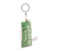 NICI Porte-clés - Mini coussin en peluche Sowas de vacances - 8 cm - Avec clochette - Compagnon de fidélité coloré pour sac à dos ou sac - Porte-clés pour petits et grands - 62113