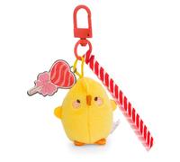 NICI Pendentif de sac Molang Piu Piu Piu 62777, 4 cm Jaune, peluche mignonne