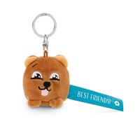 Porte-clés Ours Best Friends!“ bleu 5cm