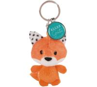 NICI 47532 Porte-clés en peluche en forme de renard avec inscription « Alles Gute » - 7 cm - 0,94 x 6,54 x 3,66 cm - Orange/blanc