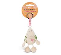 NICI Tortue 7cm Blanc-Pendentif Animal câlin lanière, clés Charm Sac Porte-Bonheur avec Message, 49386