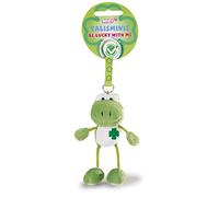 NICI Grenouille 7cm Vert-Pendentif Animal câlin lanière, clés Charm Sac Porte-Bonheur avec Message, 49388
