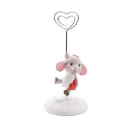 Porte-photo « Love Éléphant » 11 cm polyrésine gris - Une formidable idée cadeau