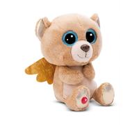 NICI Peluche GLUBSCHIS Ours Glowy Bombo 15cm Brun - Doudou en Peluche, Mignonne Peluche à câliner, pour Jouer, pour Enfants et Adultes, Une Excellente idée de Cadeau - 49694